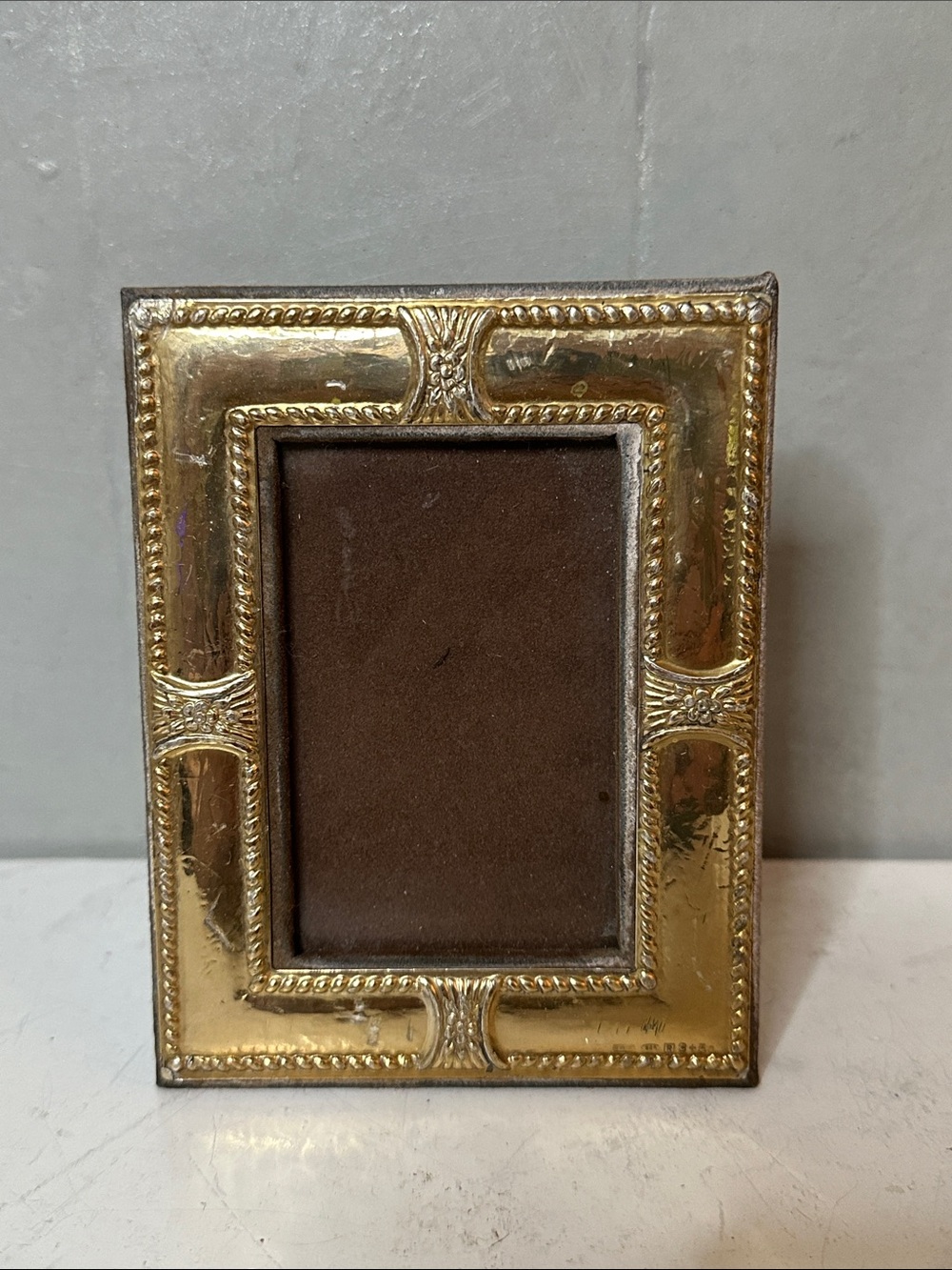 VINTAGE STERLING SILVER (THIN LAYER) PICTURE FRAME LOOKS ROSE GOLD MINI